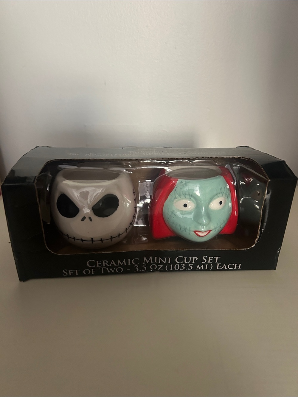 Nightmare Before Christmas Mini Cup Set — Jack & Sally